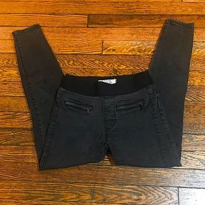 Free People Elastic Waist Skinny Jeans